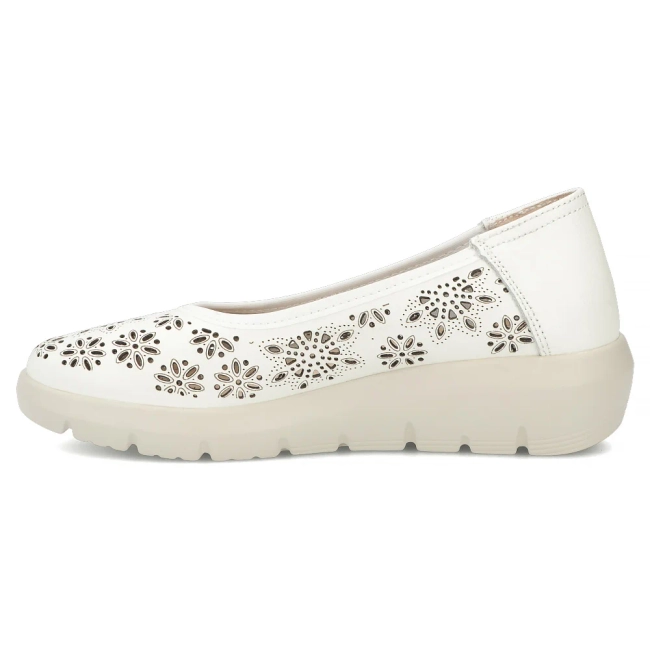 Leather shoes Filippo DP7695/26 WH white