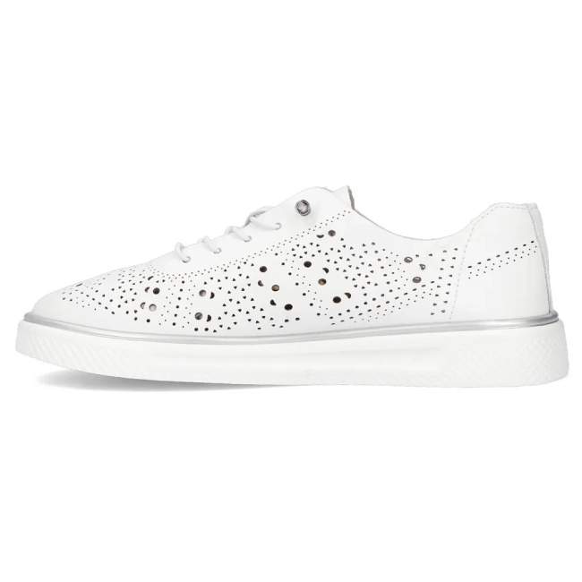 Leather shoes Filippo DP6715/25 WH white