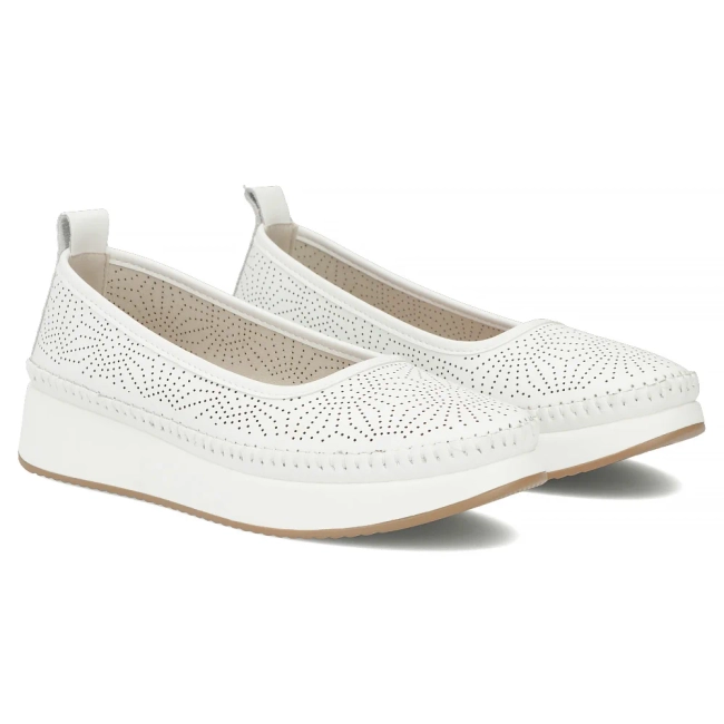 Leather sneakers Filippo DP7530/26 WH white