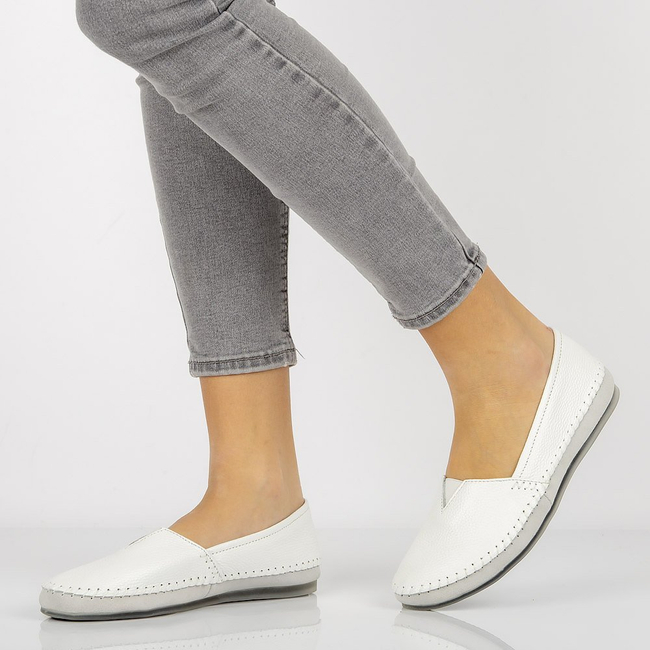 Leather shoes Filippo DP031/21 WH white