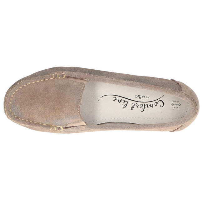 Leather loafers Filippo DP005/20 BE beige