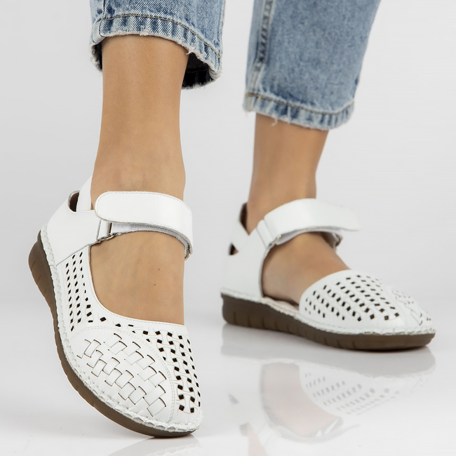 Leather shoes Filippo DP4540/23 WH white