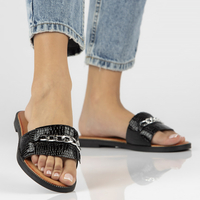 Slippers Filippo DK3671/22 BK black