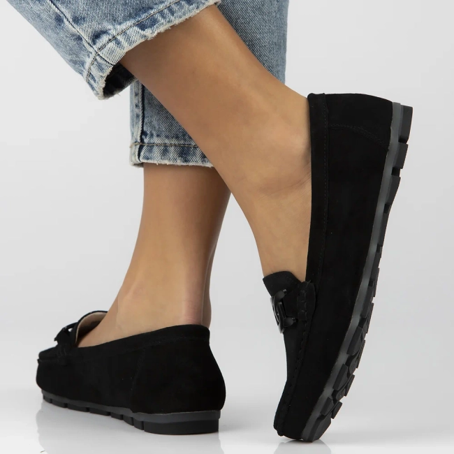 Leather loafers Filippo DP3630/25 BK black