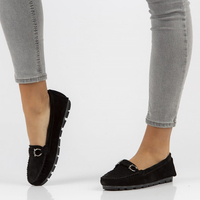 Leather loafers Filippo DP3613/22 BK black