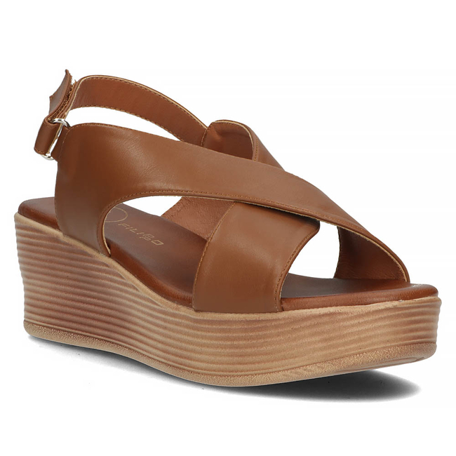 Sandały Filippo DS3609/22 BR brązowe