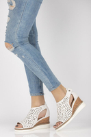 Wedge sandal Filippo DS2074/21 WH white