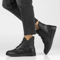 Ankle Boots Rieker leather Y3458-00 Black