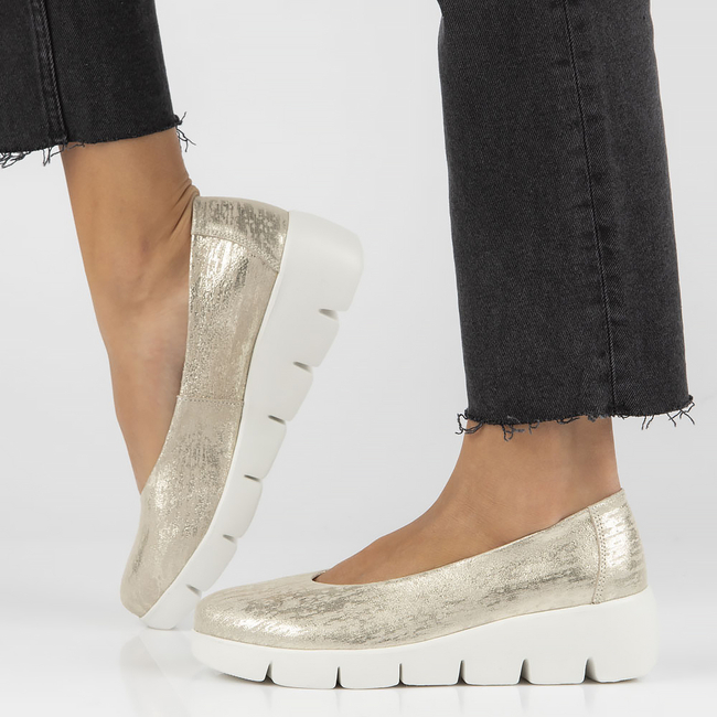 Leather shoes DP4560/23 GO gold