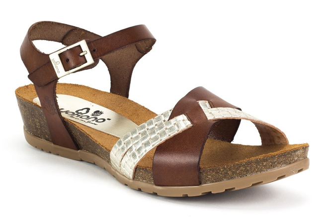 Sandals Yokono Capri-041 VQ/Cris.TR Nuez/Platino