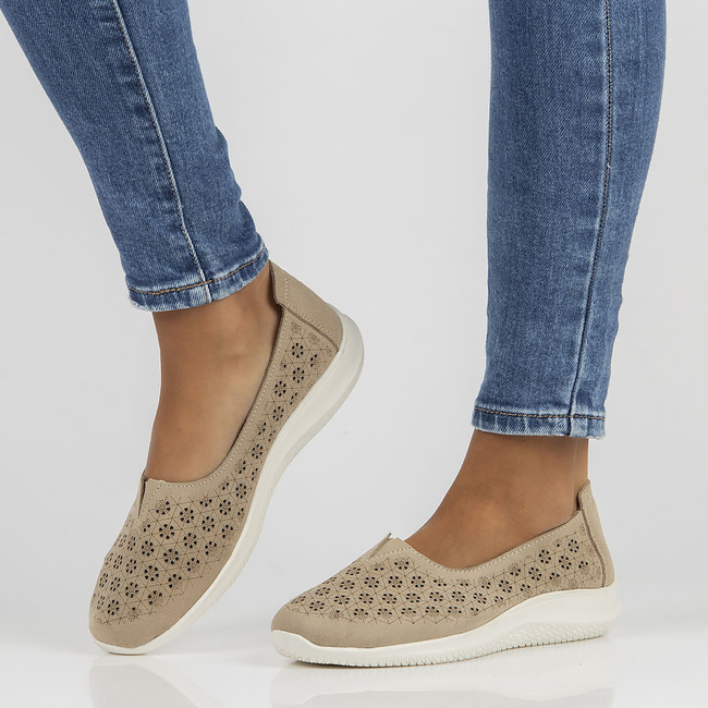 Leather shoes Filippo DP3673/22 BE beige