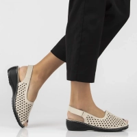Leather sandals Filippo DS7763/26 BE beige