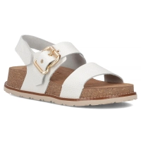 Leather sandals Yokono OCA-254 OPAK HIELO white