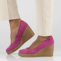 Leather shoes Filippo DP3521/24 FH fuchsia