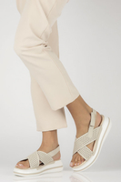 Leather sandals Filippo DS4414/23 BE beige