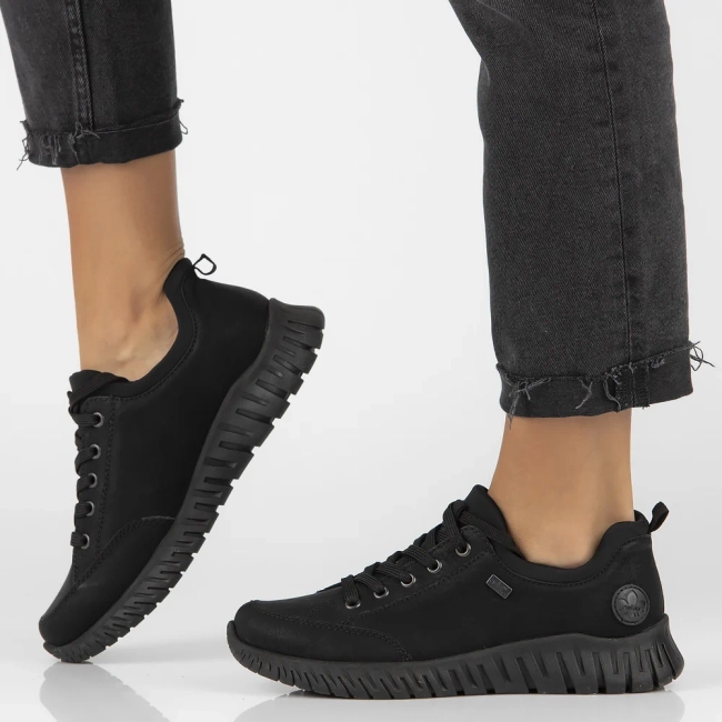 Półbuty Rieker M5352-00 czarne