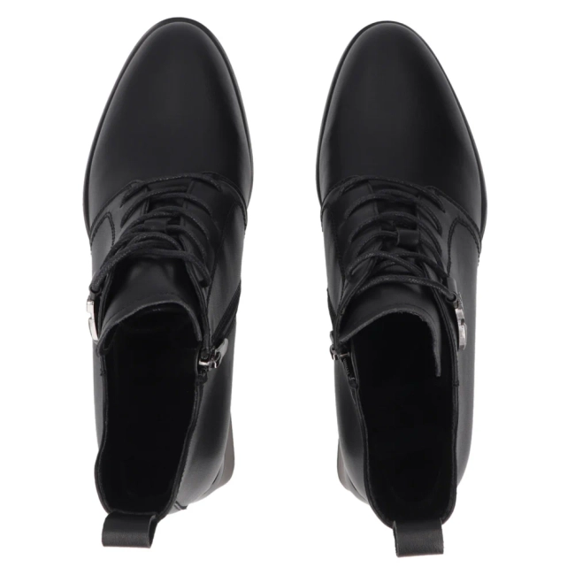 Leather ankle boots Filippo DBT8130/26 BK black