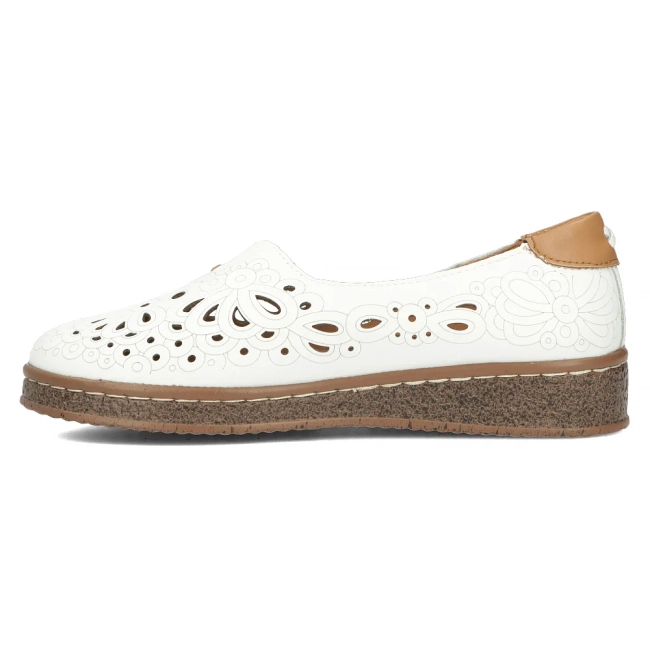Leather shoes Filippo DP6235/24 WH white