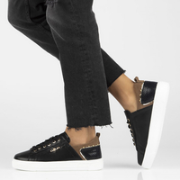 Skórzane półbuty Filippo DP4688/23 BK czarne