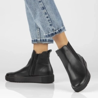 Ankle Boots Rieker leather Y6451-00 Black