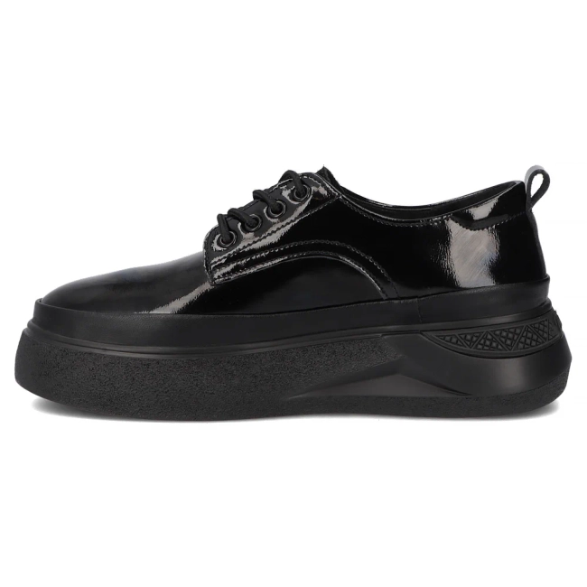 Leather shoes Filippo DP7303/25 BK black