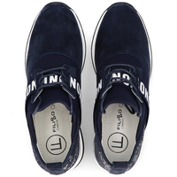 Leather sneakers Filippo DP1388/21 NV navy blue