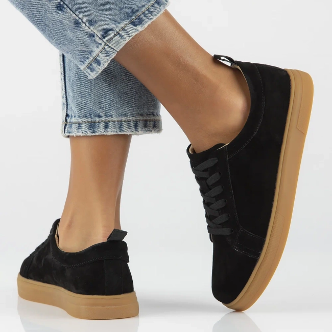 Leather shoes Filippo DP6129/24 BK black