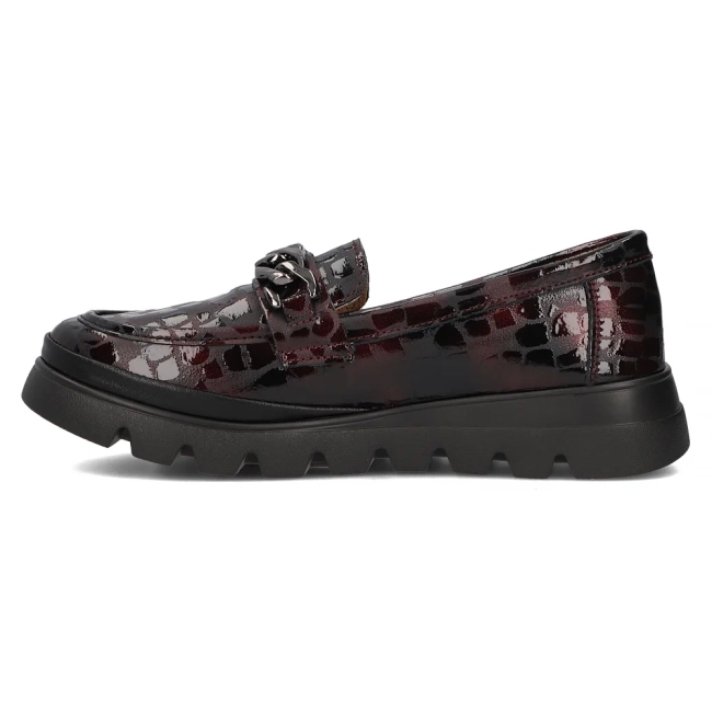 Leather shoes Filippo DP6467/24 BG burgundy