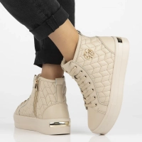 Leather ankle boots DBT6344/24 BE beige