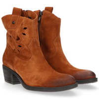 Botki Filippo 30051 Welur Brąz