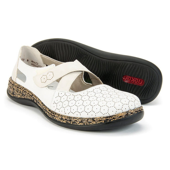 Shoes Rieker 46377-81 Weiss