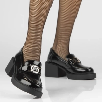 Leather shoes Filippo DP4920/23 BK L black