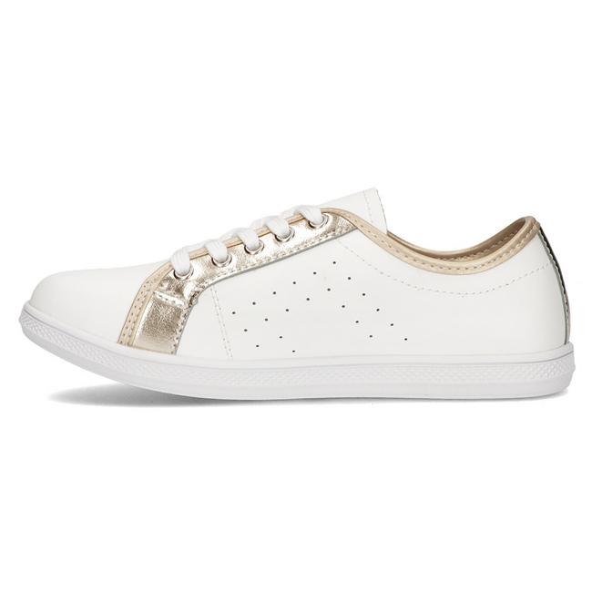 Leather shoes Filippo DP3508/23 WH GO white