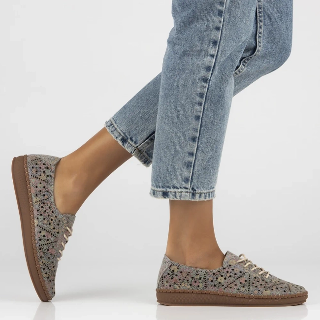 Leather shoes Filippo DP6830/25 MLT multicolor