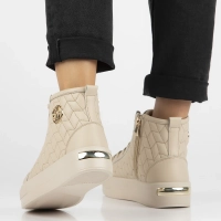 Leather ankle boots DBT6344/24 BE beige