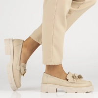 Leather shoes Filippo DP6101/25 BE beige