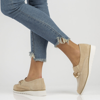 Leather shoes Filippo DP3696/22 BE beige