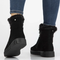 Skórzane botki Filippo DBT6362/24 BK czarne