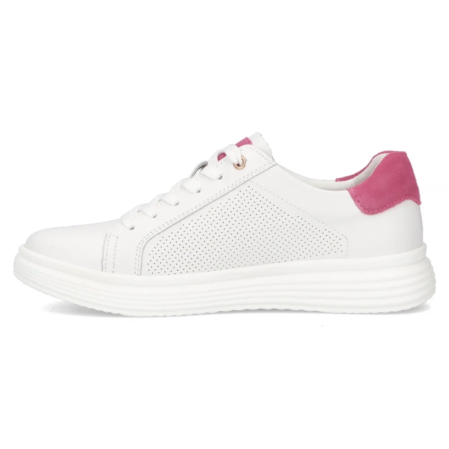 Leather sneakers Filippo DP6860/25 WH FH white