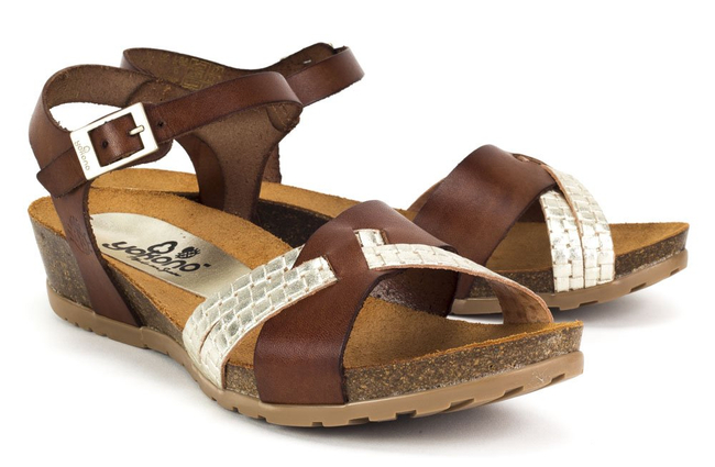 Sandals Yokono Capri-041 VQ/Cris.TR Nuez/Platino