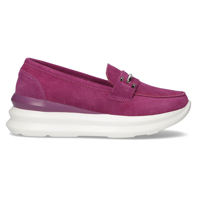Leather shoes Filippo DP3504/22 FH fuchsia