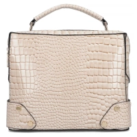 Beżowa torebka kuferek beige chic