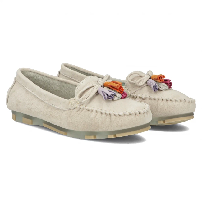 Leather loafers Filippo DP6136/24 BE beige