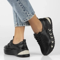 Skórzane sneakersy Filippo DP6427/24 BK czarne