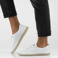 Leather shoes Filippo DP6140/25 WH white