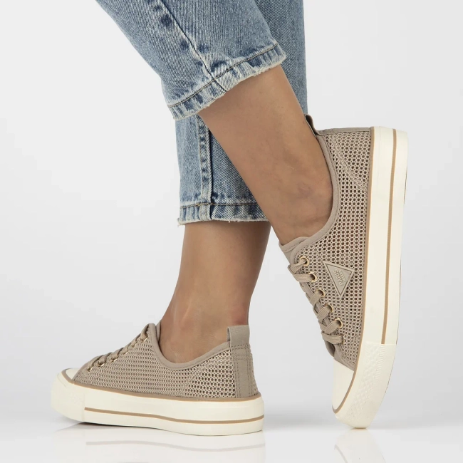 Trampki beige up slim QY838-63 khaki
