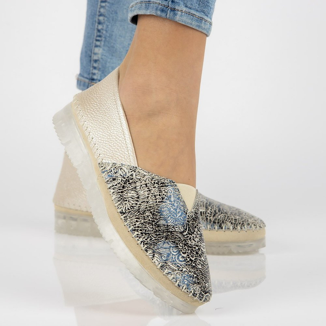 Leather shoes Filippo DP2147/21 BE beige