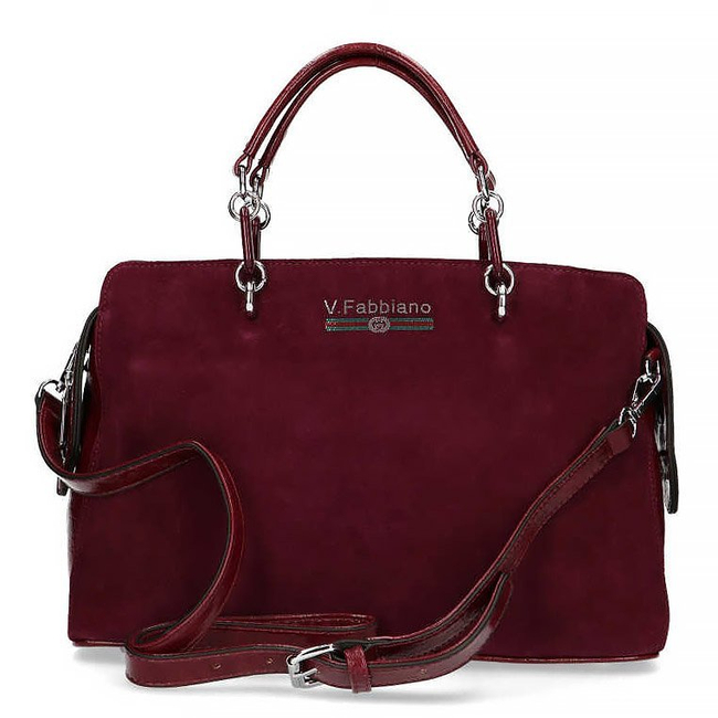Handbag Velina Fabbiano 7720-56 Wine Red