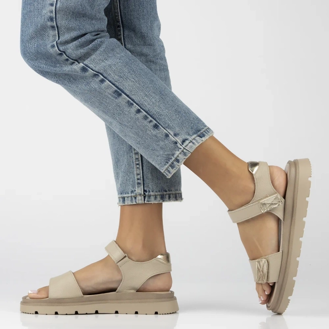 Leather sandals Filippo 40443 beige