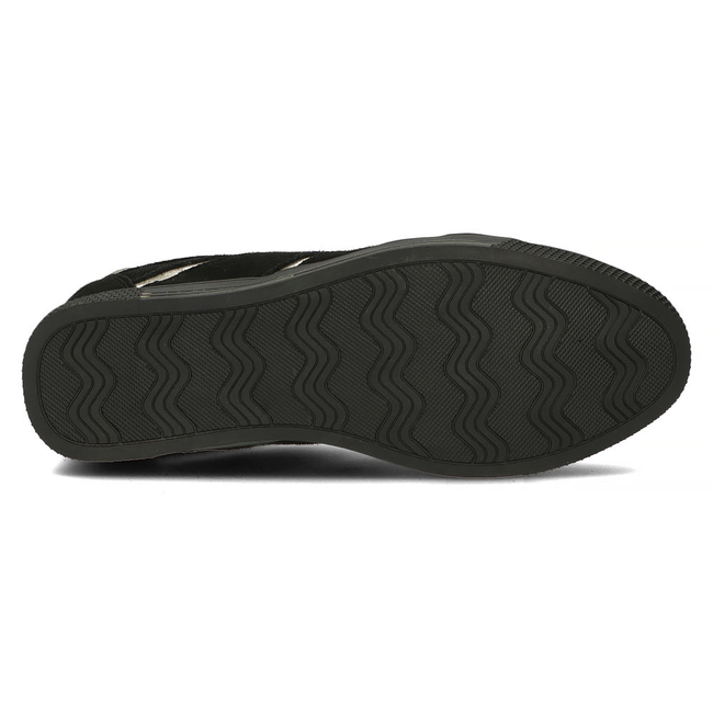 Leather Sneakers Filippo DP3549/22 BK black